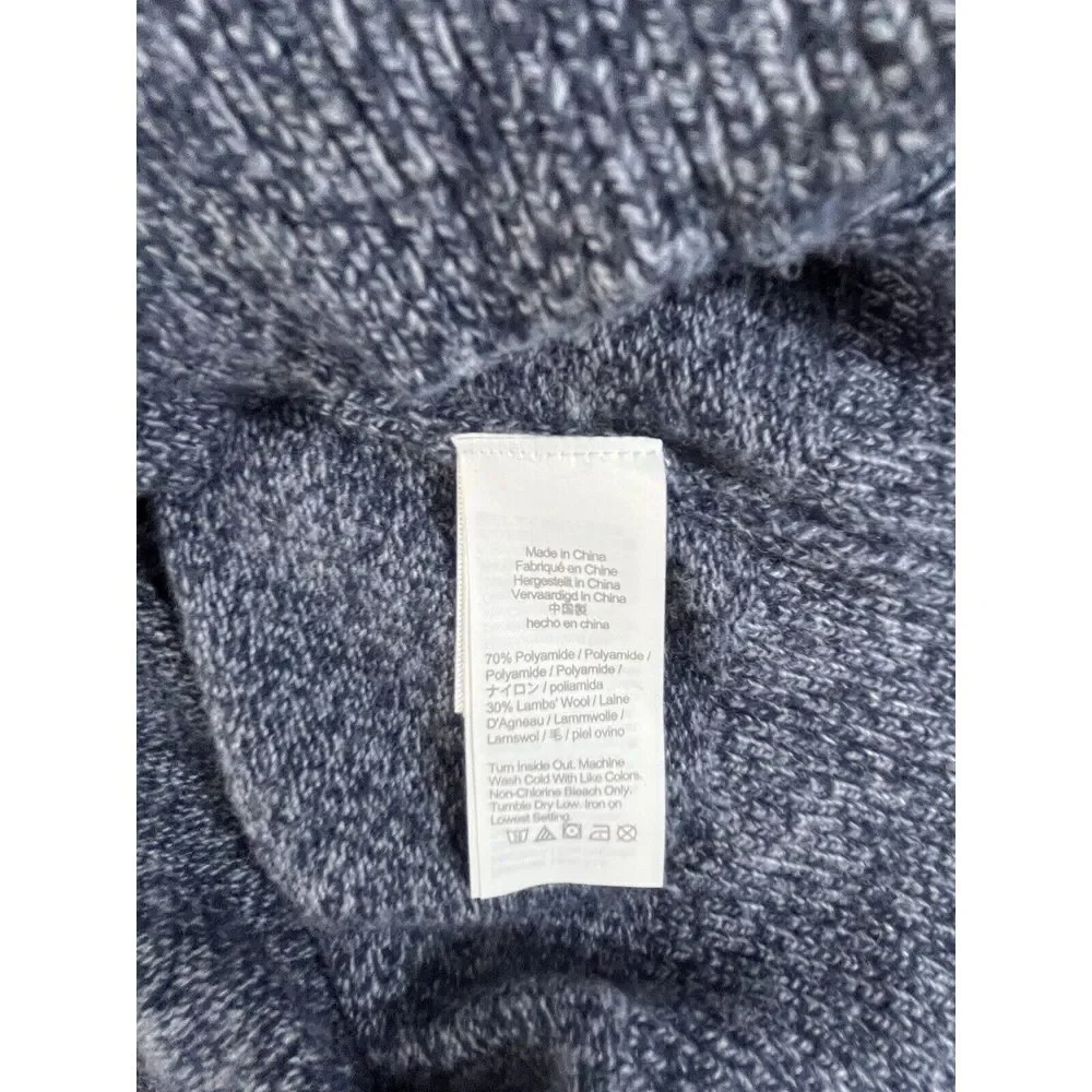 J. Crew Sweater Men's Large Knit‎ Shawl Collar Lambs Wool Blend Soft Long Sleeve
